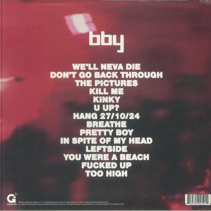 bby - 1 vinyl LP tracklist