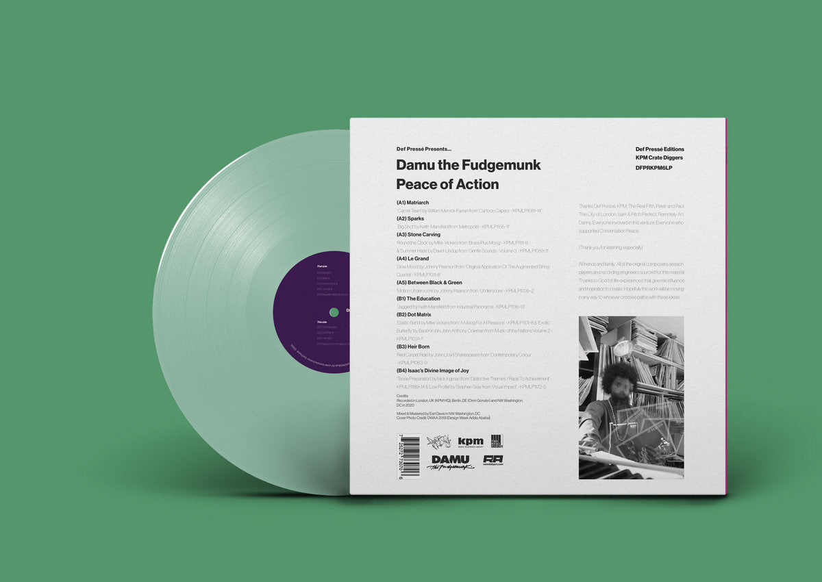 Damu the Fudgemunk - Peace of Action duck egg blue vinyl