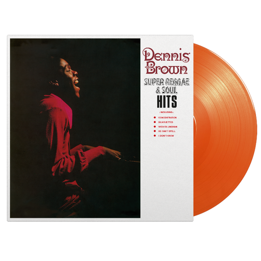 Dennis Brown - Super Reggae and Soul Hits orange vinyl