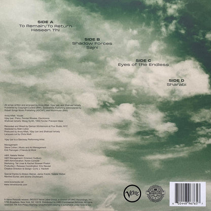 Arooj Aftab, Vijay Iyer and Shahzad Ismaily - Love in Exile vinyl album