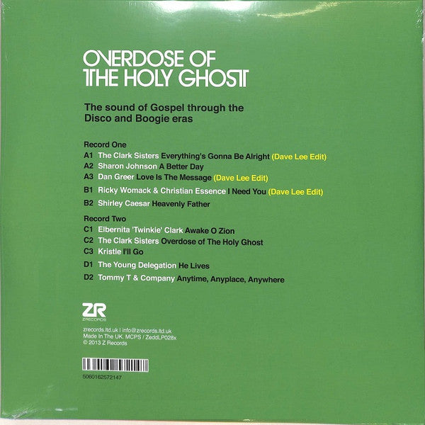 Various Artists - Overdose Of The Holy Ghost (The Sound Of Gospel Through The Disco And Boogie Eras)