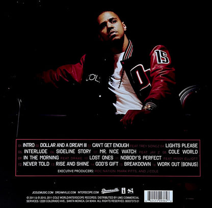 J Cole - Cole World: The Sideline Story vinyl album