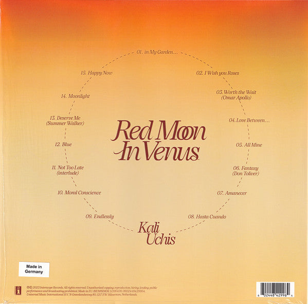 Kali Uchis - Red Moon in Venus vinyl album