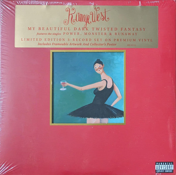 Kanye West - My Beautiful Dark Twisted Fantasy vinyl LP