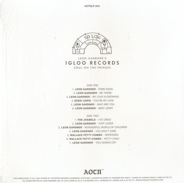 Leon Gardner's Igloo Records (Soul On The Fringes) album