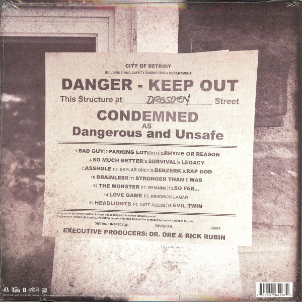 Eminem - The Marshall Mathers LP 2 vinyl LP