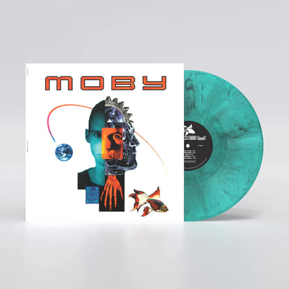 moby self titled debut LP limited edition blue marble
