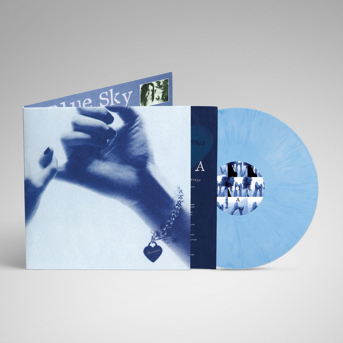 Momma Welcome to my Blue Sky marbled blue vinyl album