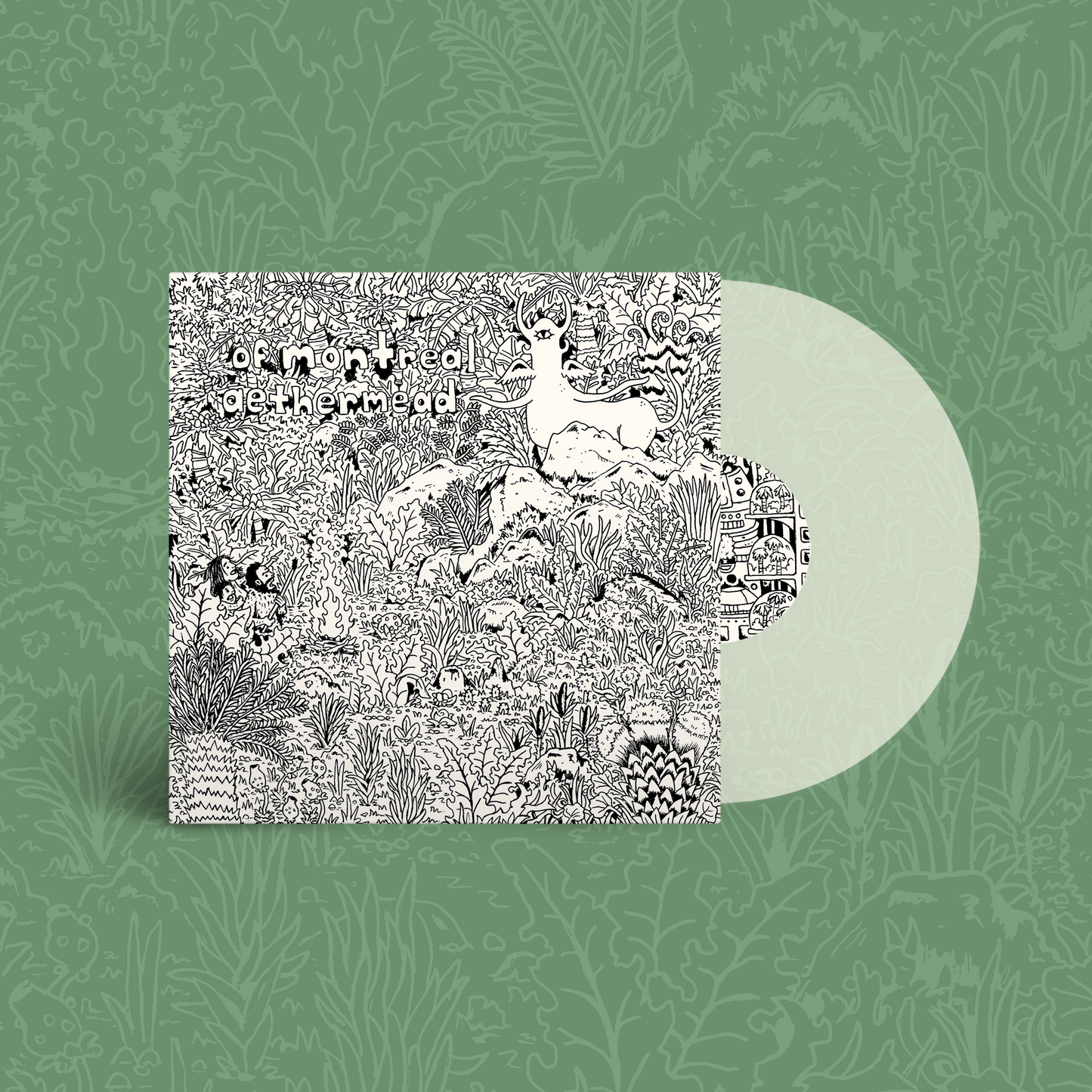 of Montreal - aethermead - cloudy clear vinyl LP