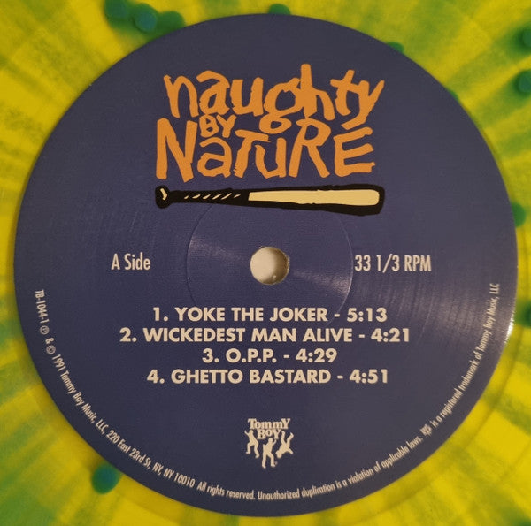 Naughty by Nature - Naughty by Nature vinyl label