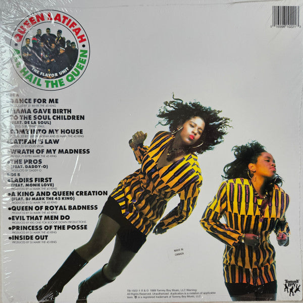 Queen Latifah – All Hail The Queen vinyl tracklist