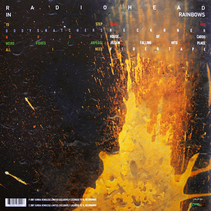 Radiohead in Rainbows vinyl LP tracklist