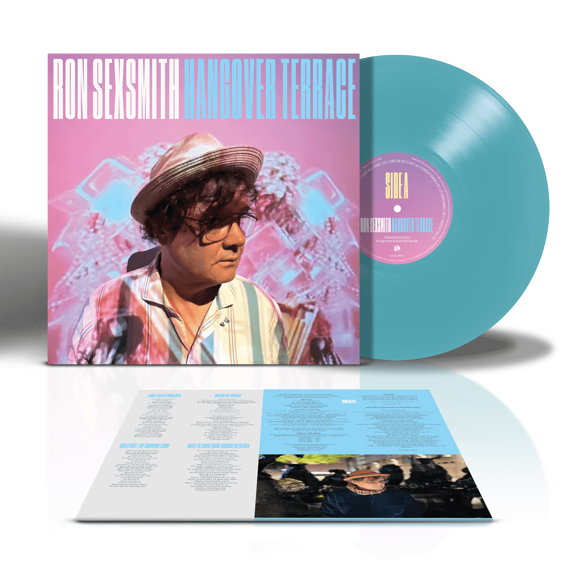Ron Sexsmith Hangover Terrace turquoise vinyl LP