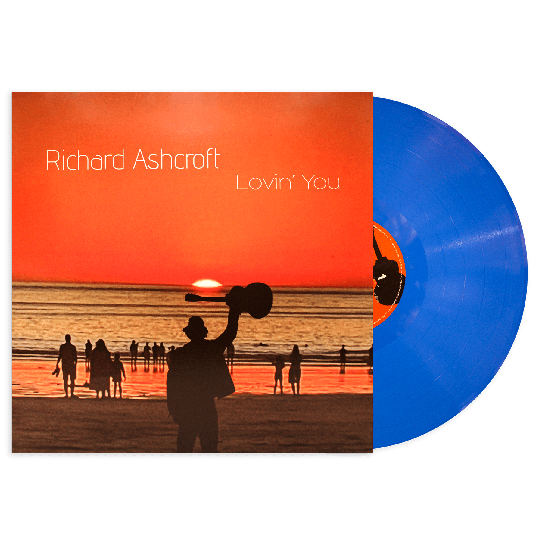 Richard Ashcroft Lovin You limited blue vinyl LP