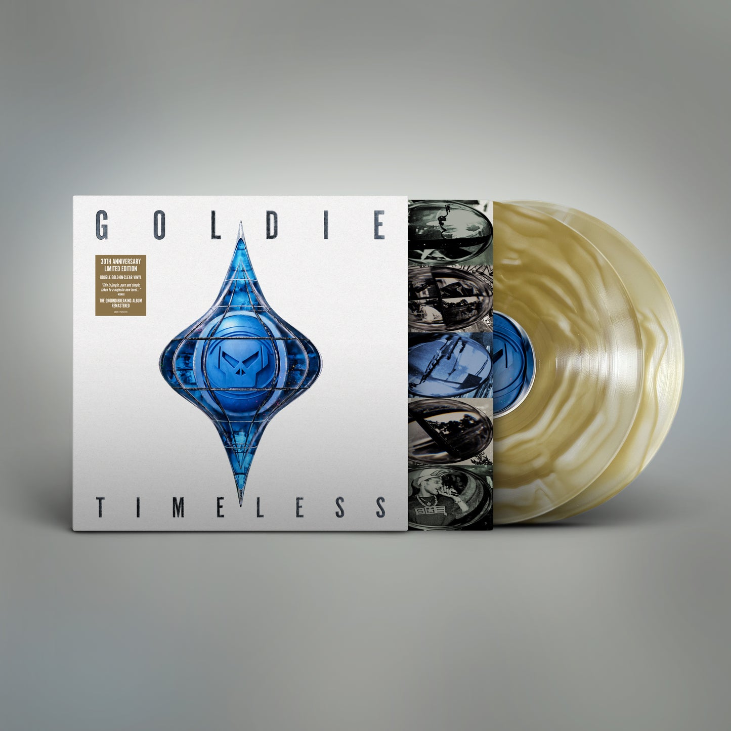 Goldie Timeless gold on clear double vinyl LP