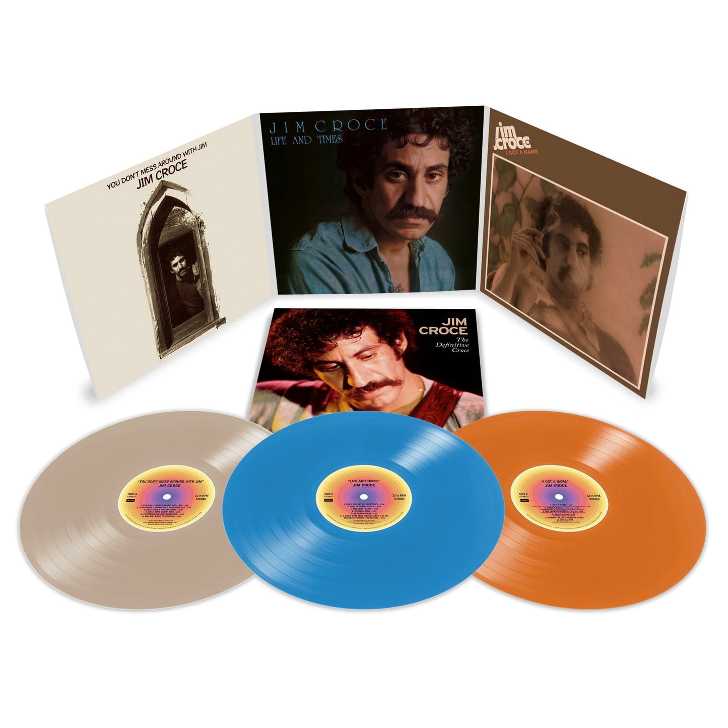 Jim Croce - The Definitive Croce triple coloured vinyl LP