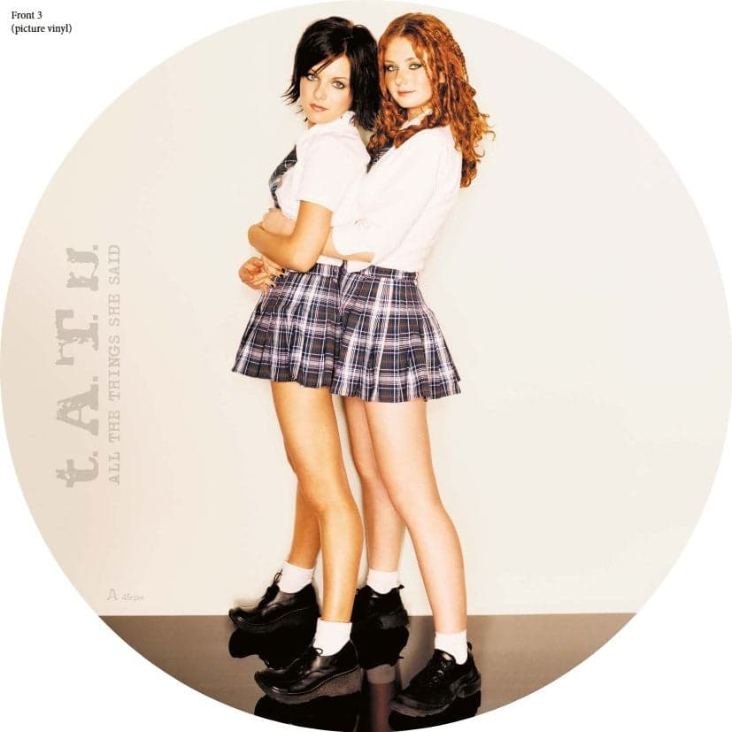 t.A.T.u - All The Things She Said picture disc 12 inch