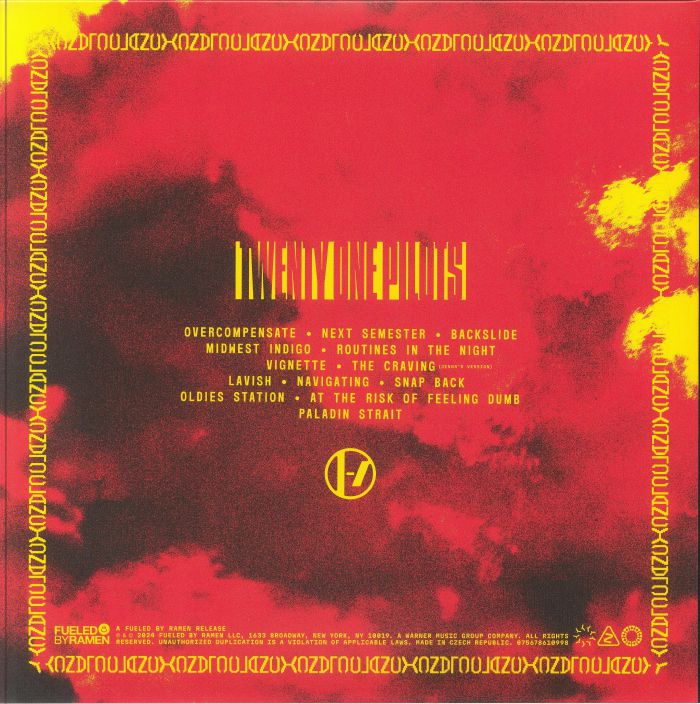 twenty one pilots clancy vinyl album tracklist
