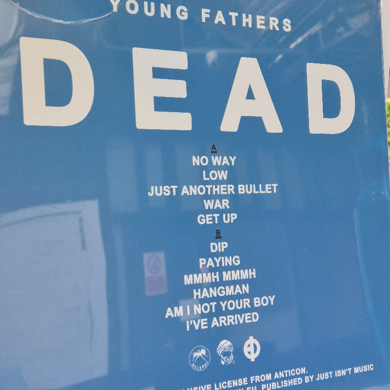 young fathers dead vinyl LP tracklisting